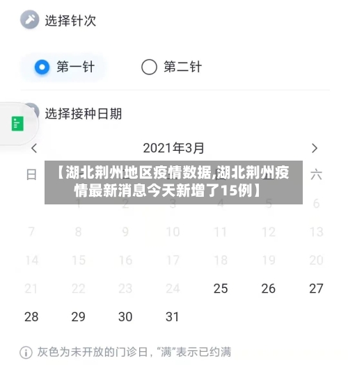 【湖北荆州地区疫情数据,湖北荆州疫情最新消息今天新增了15例】-第3张图片