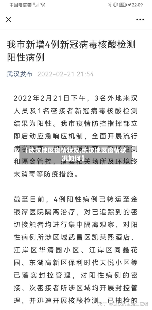 【武汉地区疫情状况,武汉地区疫情状况如何】-第1张图片