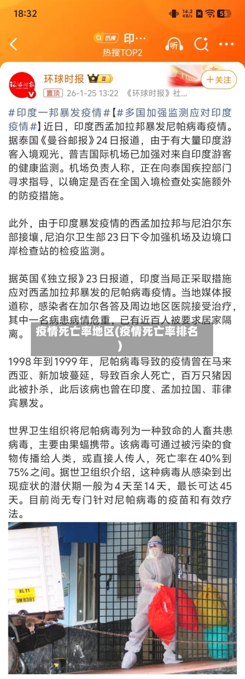 疫情死亡率地区(疫情死亡率排名)-第2张图片